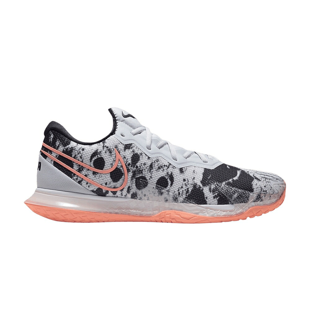 ナイキ コート ズーム 灰色 グレー スカイ 白色 ホワイト 'SKY MANGO' スニーカー メンズ NIKE NIKECOURT ZOOM VAPOR CAGE 4 GREY / SKY GREY WHITE BRIGHT MANGO｜スニケス