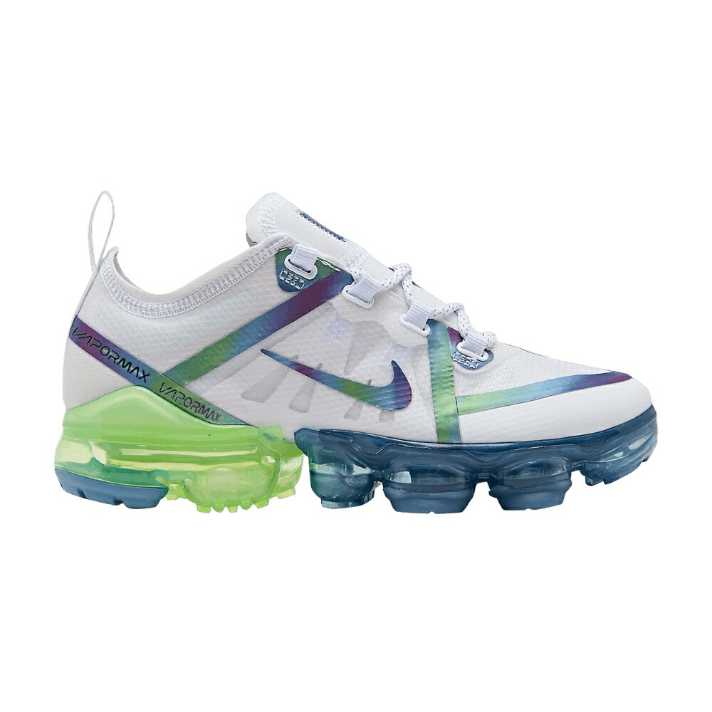 ナイキ 白いこと 白いこと エアヴェイパーマックス \u0027BUBBLE PACK\u0027 お坊っちゃん キッズ NIKE AIR VAPORMAX 2019 GS / SUMMIT WHITE MULTI COLOR もの言う花 マタニティ スニーカー