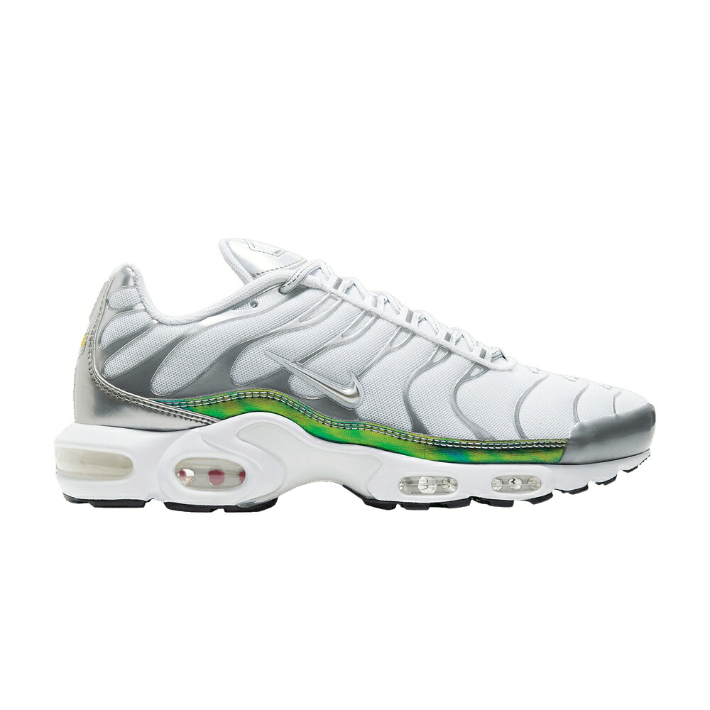 ナイキ マックス 白色 ホワイト 緑 グリーン エアマックスプラス \'METALLIC GREEN\' スニーカー メンズ NIKE AIR MAX PLUS / WHITE METALLIC GREEN｜スニケス