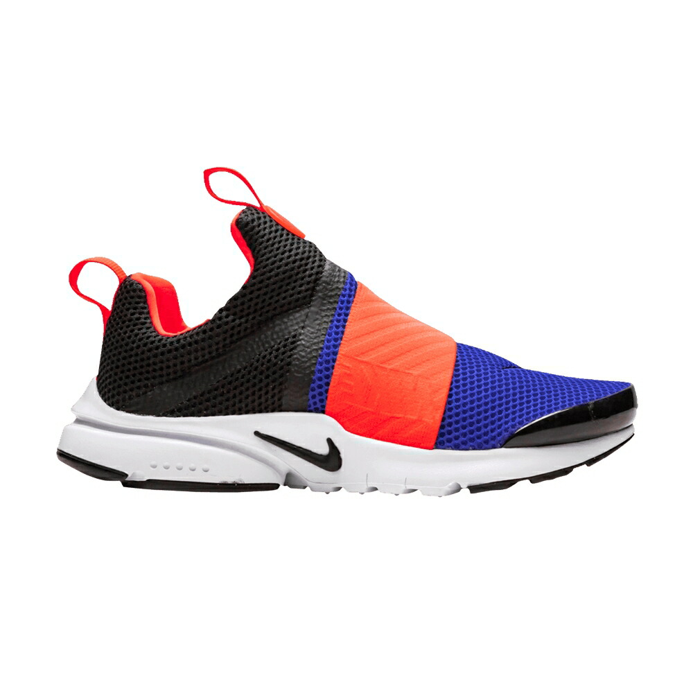 ナイキ プレスト 青碧 青碧 黒いこと 黒いこと \u0027RACER BLACK\u0027 お坊っちゃん キッズ NIKE PRESTO EXTREME GS BLUE / BLACK BLACK RACER BLUE もの言う花 マタニティ スニーカー