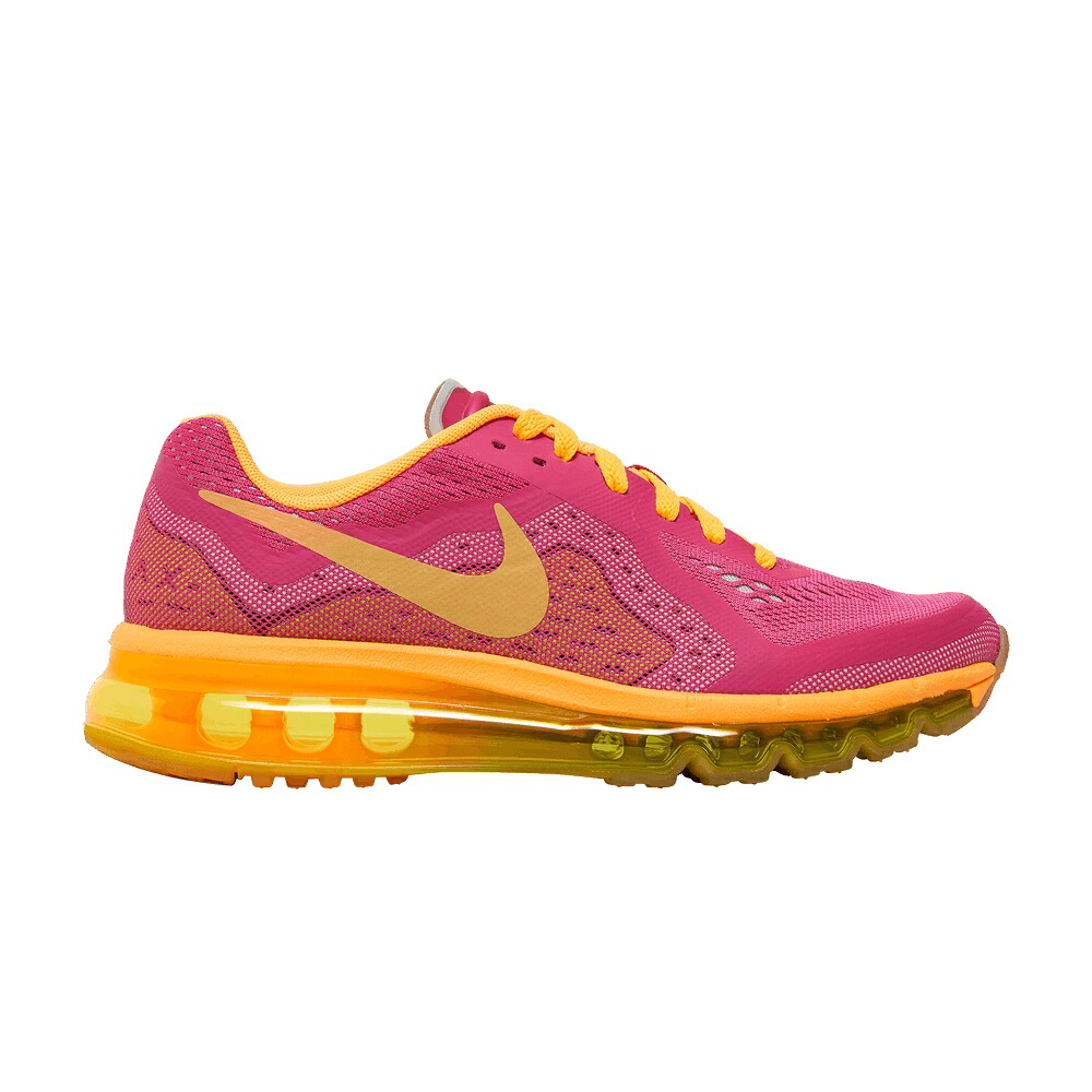 ナイキ マックス サクラ色 緑 緑であること 大気圏マックス \u0027VIVID MANGO\u0027 お坊っちゃん キッズ NIKE AIR MAX 2014 GS PINK ATOMIC / VIVID PINK VENOM GREEN ATOMIC もの言う花 マタニティ スニーカー