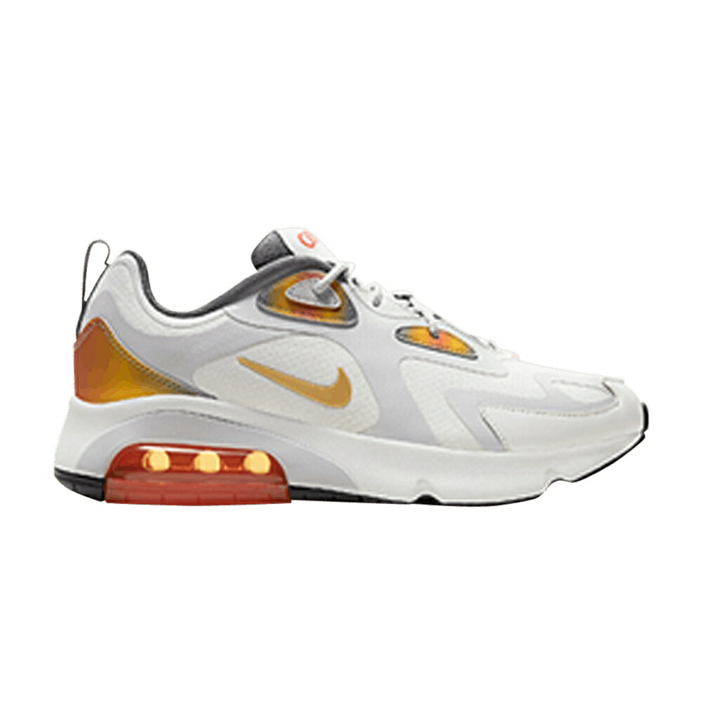 ナイキ マックス 白いこと 白いこと 橙 オレンジ色 エア湖マックス \u0027MAGMA ORANGE\u0027 スニーカー メンズ NIKE AIR MAX 200 / SUMMIT WHITE MAGMA ORANGE SMOKE
