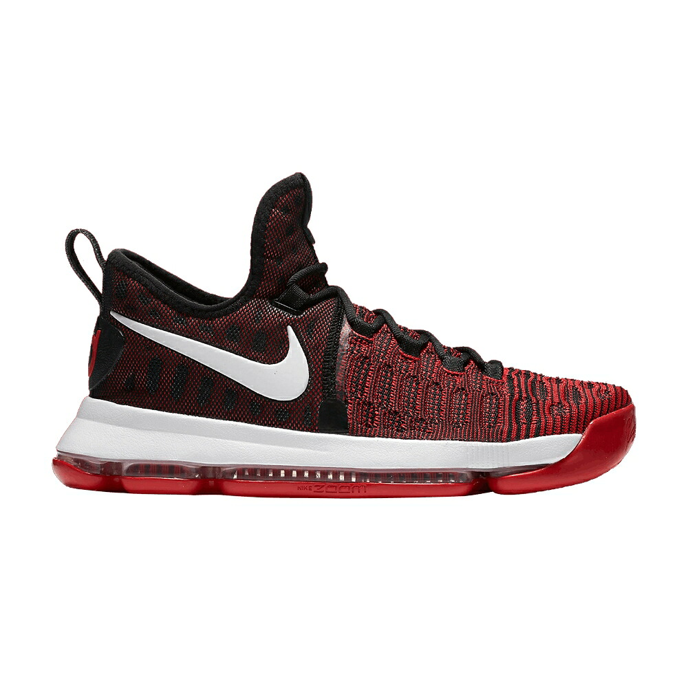 ナイキ 赤 赤いこと 白いこと 白いこと 黒いこと 黒いこと \u0027UNIVERSITY RED\u0027 スニーカー メンズ NIKE KD 9 / UNIVERSITY RED WHITE BLACK
