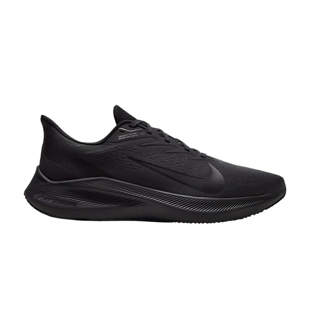 ナイキ 望遠レンズ 黒いこと 黒いこと \u0027BLACK ANTHRACITE\u0027 スニーカー メンズ NIKE AIR ZOOM WINFLO 7 / BLACK ANTHRACITE BLACK