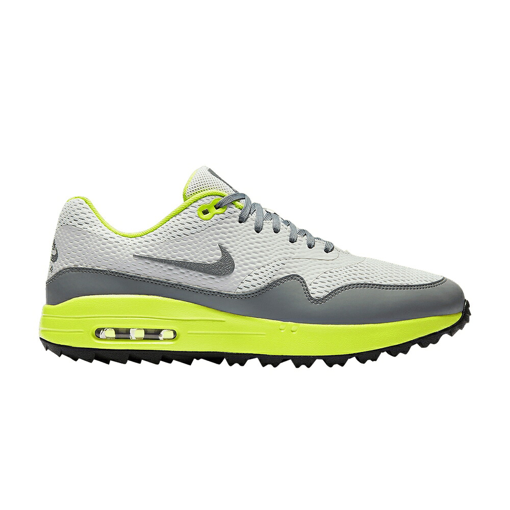 ナイキ マックス ゴルフ 薄墨色 薄墨色 エア湖マックス \u0027LEMON VENOM\u0027 スニーカー メンズ NIKE AIR MAX 1 GOLF / GREY FOG PHOTON DUST LEMON VENOM