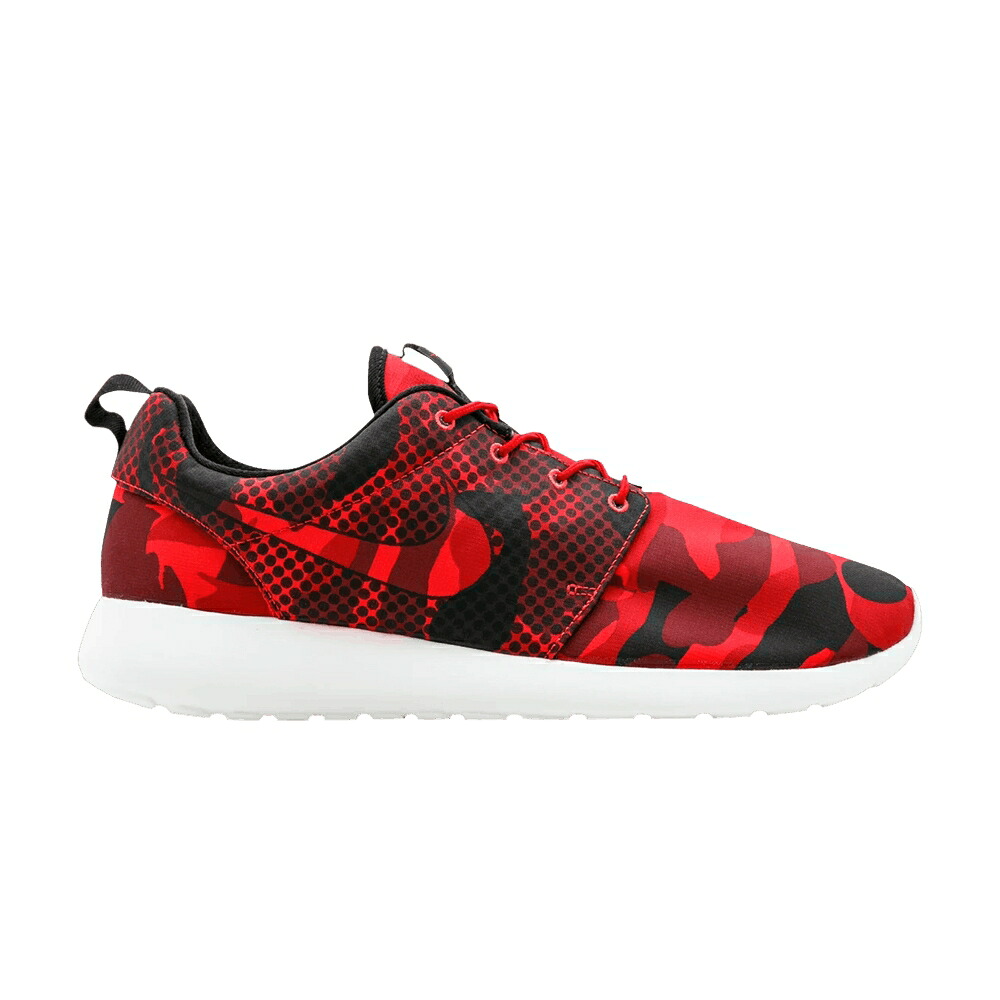 ナイキ 赤 赤いこと 黒いこと 黒いこと 野球クラブ ローシワン \u0027CAMO RED\u0027 スニーカー メンズ NIKE ROSHE ONE PRINT - DARING / DARING RED BLACK GYM RED TEAM