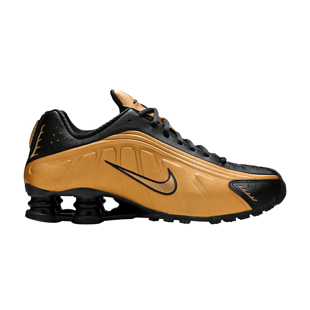 ナイキ ショックス ゴールド 黒いこと 黒いこと \u0027METALLIC GOLD\u0027 スニーカー メンズ NIKE SHOX R4 / METALLIC GOLD BLACK