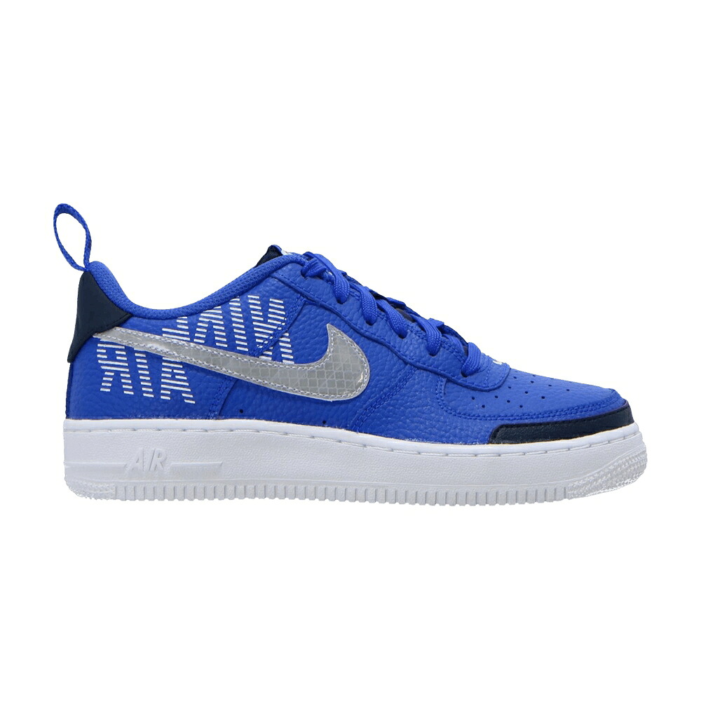 ナイキ 青色 ブルー 白色 ホワイト エアフォース 'RACER BLUE' ジュニア キッズ NIKE AIR FORCE 1 LV8 2 GS / RACER BLUE OBSIDIAN WHITE ベビー マタニティ スニーカー｜スニケス