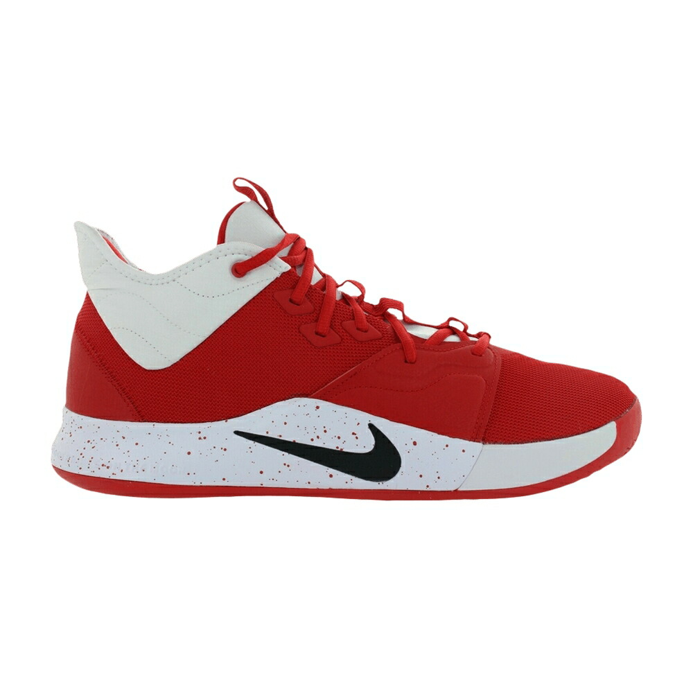 ナイキ 赤 赤いこと 黒いこと 黒いこと 白いこと 白いこと \u0027UNIVERSITY RED\u0027 スニーカー メンズ NIKE PG 3 結核症 / UNIVERSITY RED BLACK WHITE