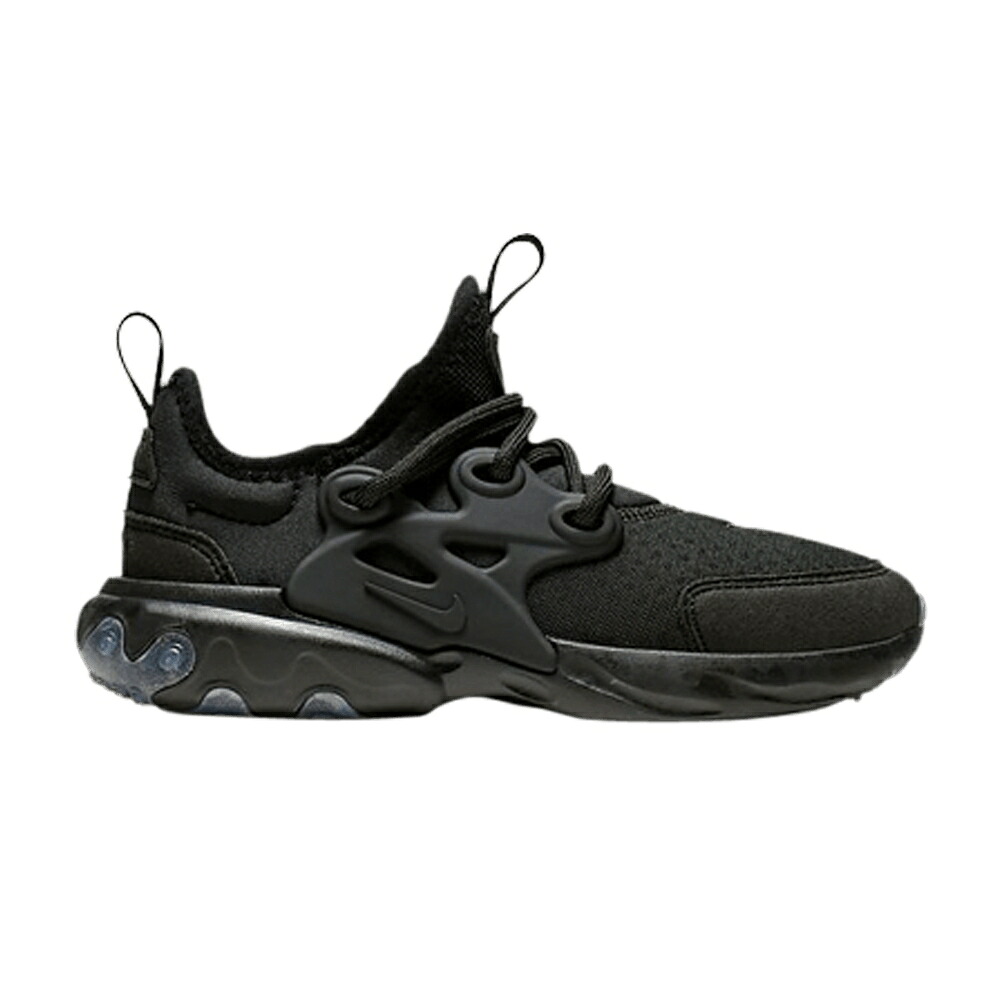 ナイキ リアクト プレスト 黒いこと 黒いこと リアクトプレスト \u0027TRIPLE BLACK\u0027 お坊っちゃん キッズ NIKE REACT PRESTO なおなお書き / BLACK BLACK BLACK もの言う花 マタニティ スニーカー