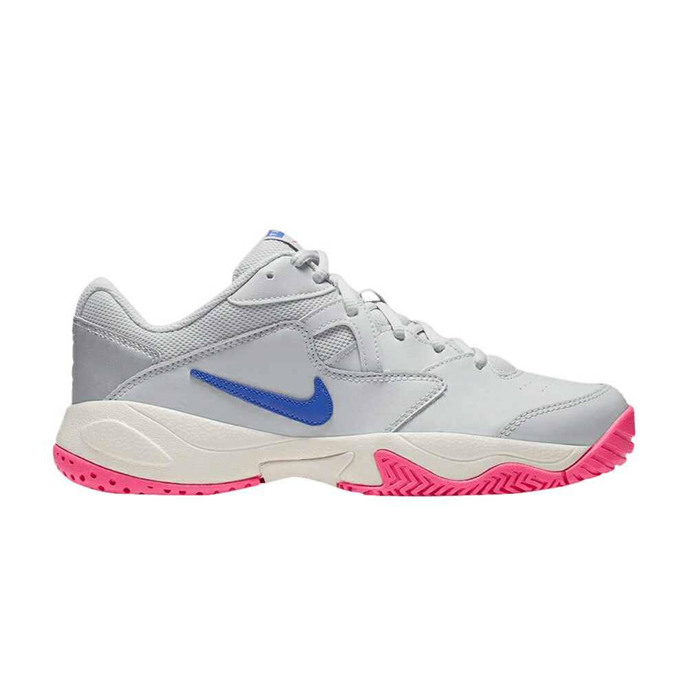ナイキ 厚地の外套 点火装置 プラチナム 純一無雑 \u0027PURE BLUE\u0027 スニーカー レディース NIKE WMNS COURT LITE 2 PLATINUM RACE / PURE PLATINUM METALLIC PLATINUM