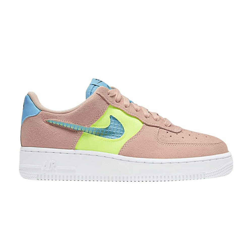 ナイキ 緑 緑であること 黒いこと 黒いこと 空軍 \u002707 \u0027CORAL AQUA\u0027 スニーカー レディース NIKE WMNS AIR FORCE 1 LOW SE / WASHED CORAL GHOST GREEN BLACK
