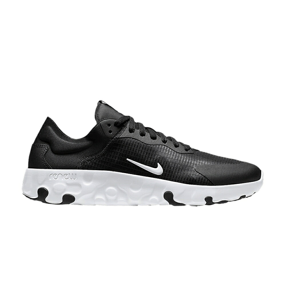 ナイキ 黒色 ブラック 白色 ホワイト 'BLACK WHITE' スニーカー メンズ NIKE RENEW LUCENT / BLACK WHITE｜スニケス