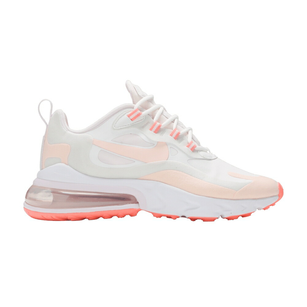 ナイキ マックス リアクト 白いこと 白いこと クリムゾン エア湖マックス \u0027CRIMSON TINT\u0027 スニーカー レディース NIKE WMNS AIR MAX 270 REACT / SUMMIT WHITE CRIMSON TINT LIGHT