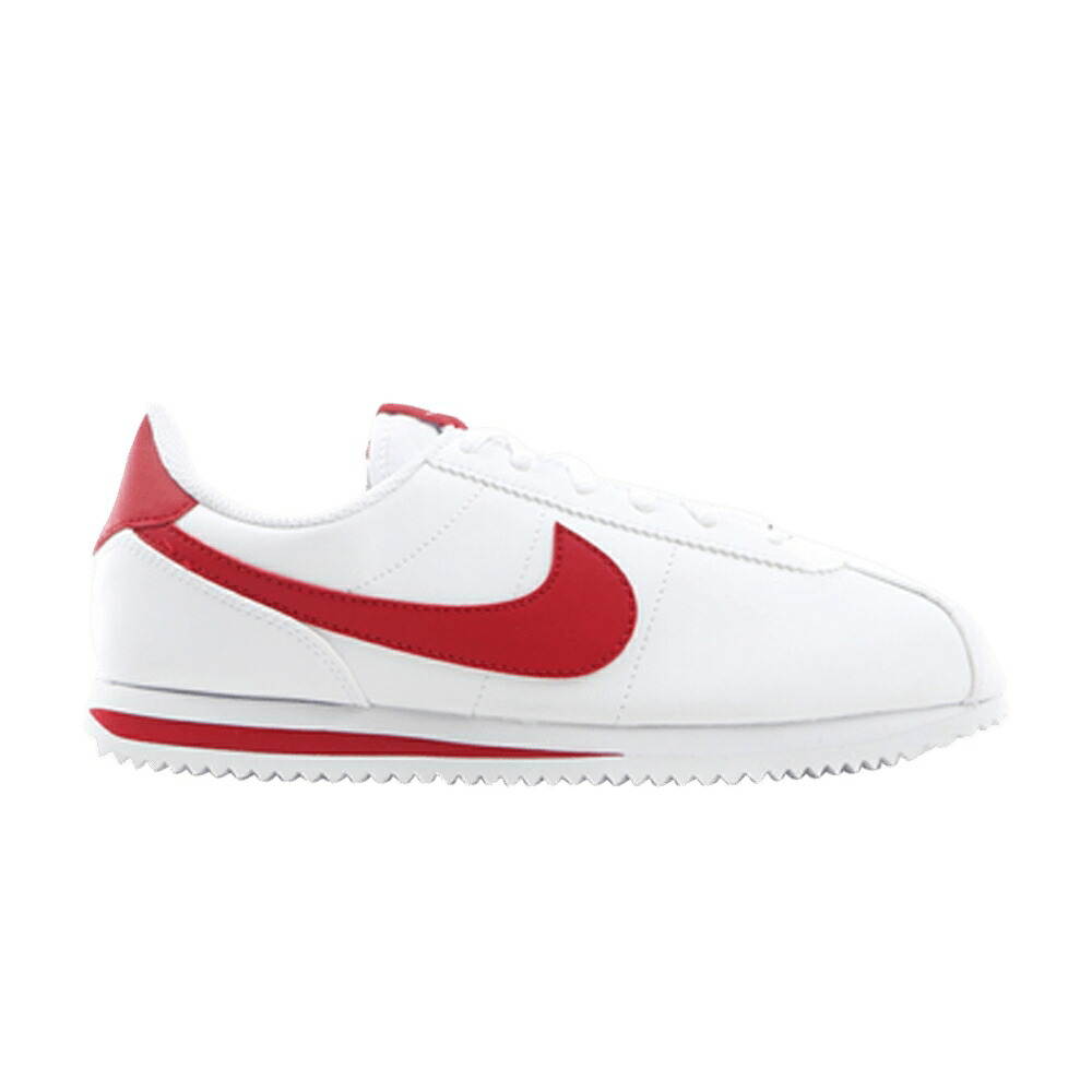 ナイキ コルテッツ 白いこと 白いこと 赤 赤いこと \u0027WHITE RED\u0027 お坊っちゃん キッズ NIKE CORTEZ ベーシック SL GS GYM / WHITE GYM RED もの言う花 マタニティ スニーカー