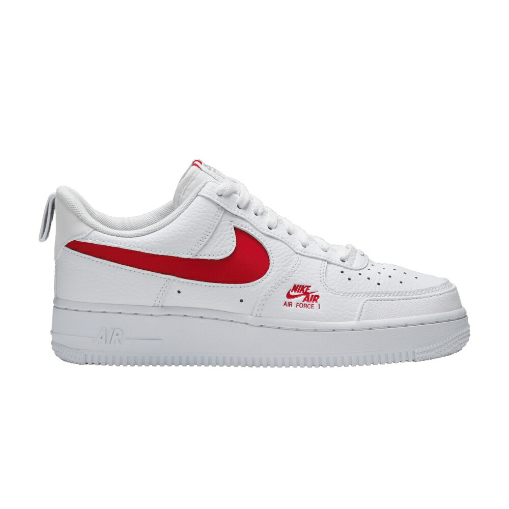 ナイキ 白いこと 白いこと 赤 赤いこと 空軍 \u0027WHITE RED\u0027 スニーカー メンズ NIKE AIR FORCE 1 LOW UTILITY / WHITE RED