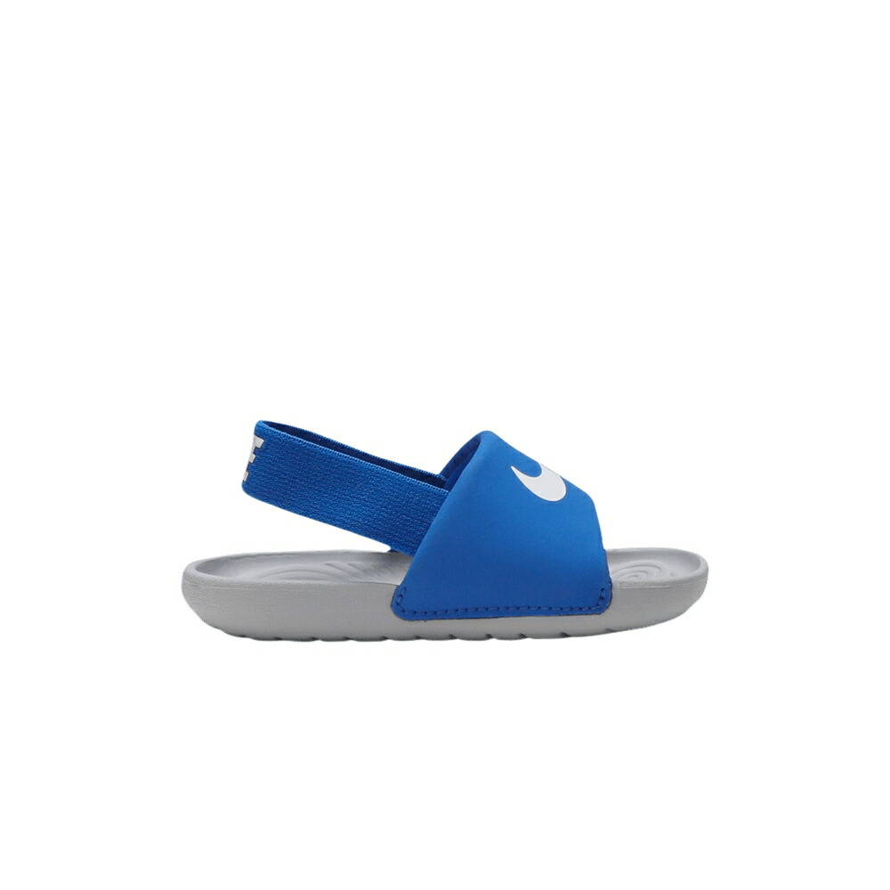 ナイキ サンダル 薄墨色 薄墨色 白いこと 白いこと \u0027HYPER GREY\u0027 もの言う花 NIKE KAWA SLIDE TD COBALT / HYPER COBALT WOLF GREY WHITE