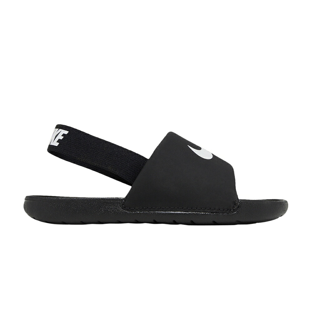 ナイキ サンダル 黒いこと 黒いこと 白いこと 白いこと \u0027BLACK WHITE\u0027 もの言う花 NIKE KAWA SLIDE TD / BLACK WHITE WHITE WHITE