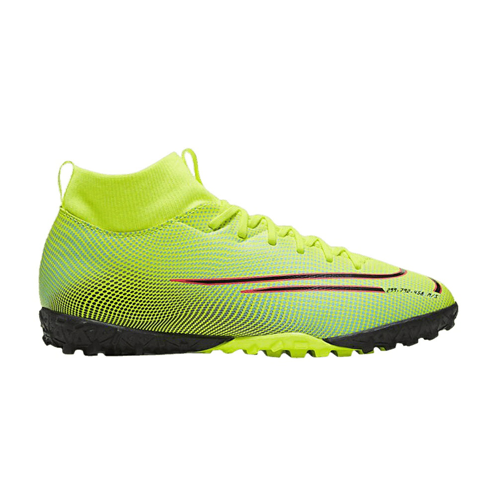 ナイキ アカデミー 黒色 ブラック 'LEMON AURORA' ジュニア キッズ NIKE MERCURIAL SUPERFLY 7 ACADEMY MDS TF PS VENOM / LEMON VENOM AURORA BLACK ベビー マタニティ スニーカー｜スニケス
