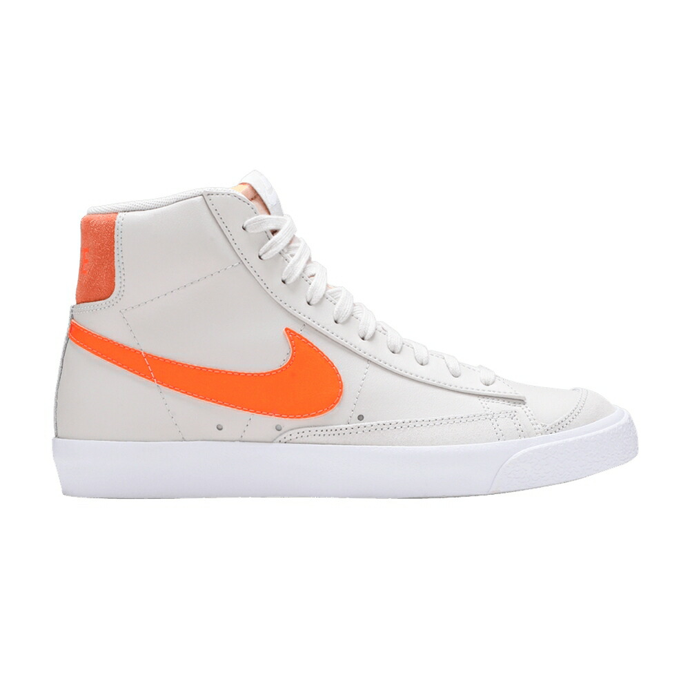 ナイキ ブレイザー ミッド 橙 オレンジ色 白いこと 白いこと \u002777 \u0027LIGHT ORANGE\u0027 スニーカー レディース NIKE WMNS BLAZER MID BONE / LIGHT BONE ORANGE TRANCE WHITE
