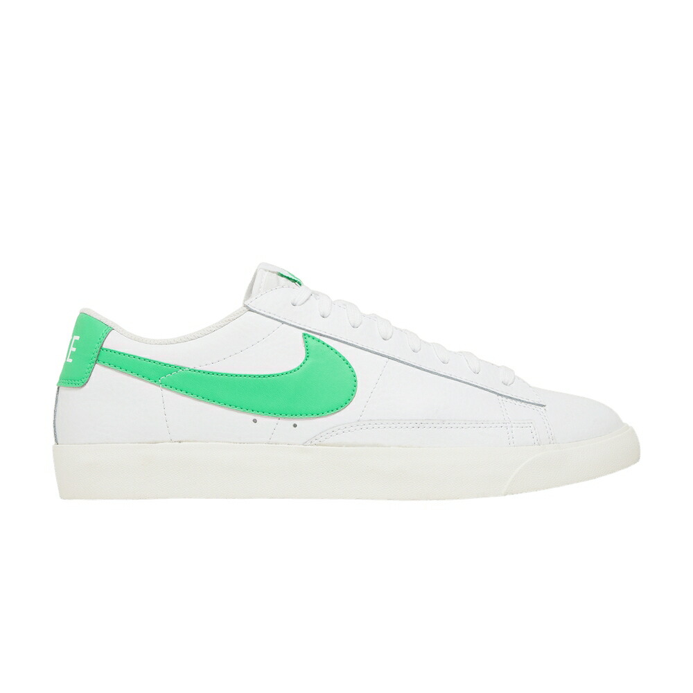 ナイキ ブレイザー 白いこと 白いこと 緑 緑であること \u0027GREEN SPARK\u0027 スニーカー メンズ NIKE BLAZER LOW / WHITE GREEN SPARK SAIL