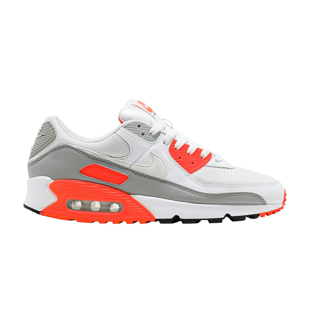 ナイキ マックス 白いこと 白いこと 橙 オレンジ色 エア湖マックス \u0027HYPER ORANGE\u0027 スニーカー メンズ NIKE AIR MAX 90 / WHITE WHITE HYPER ORANGE LIGHT