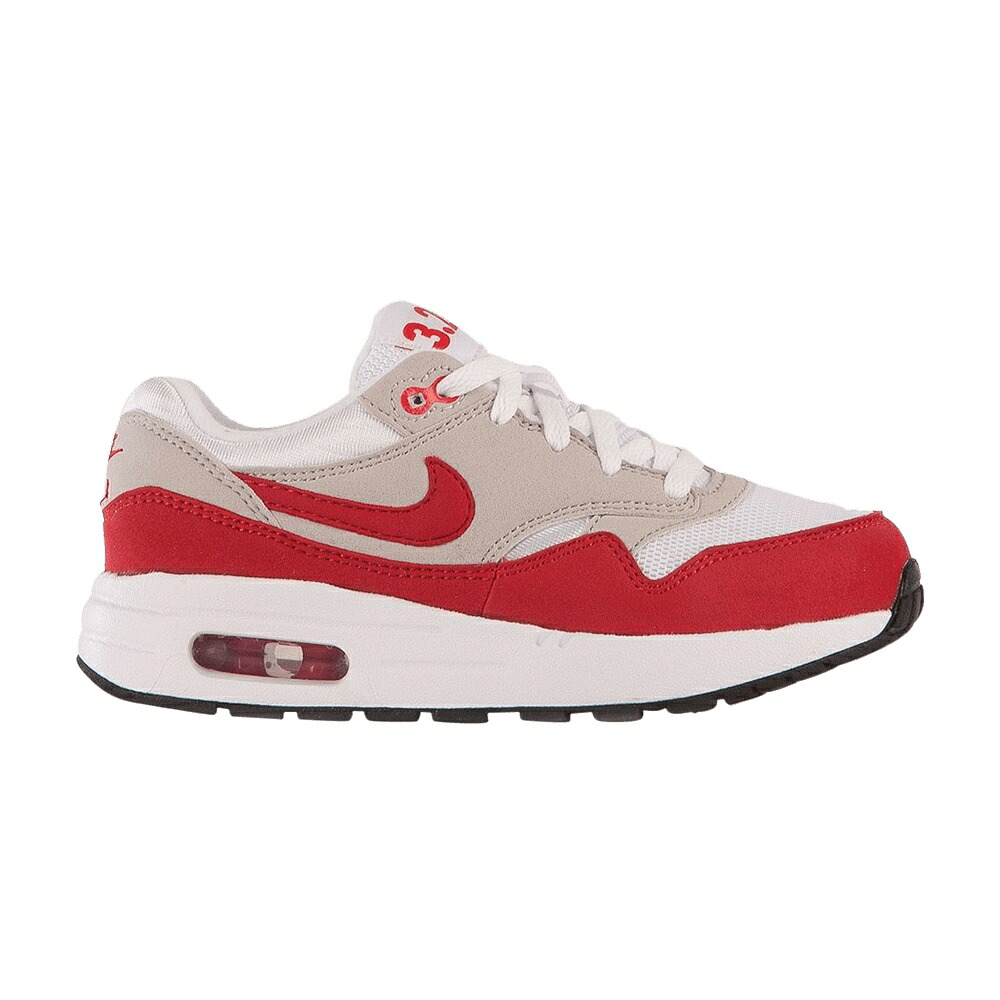 ナイキ マックス 白色 ホワイト 赤 レッド エアマックス 'エアマックス DAY' ジュニア キッズ NIKE AIR MAX 1 QS PS 'AIR / WHITE UNIVERSITY RED ベビー マタニティ スニーカー|スニケス