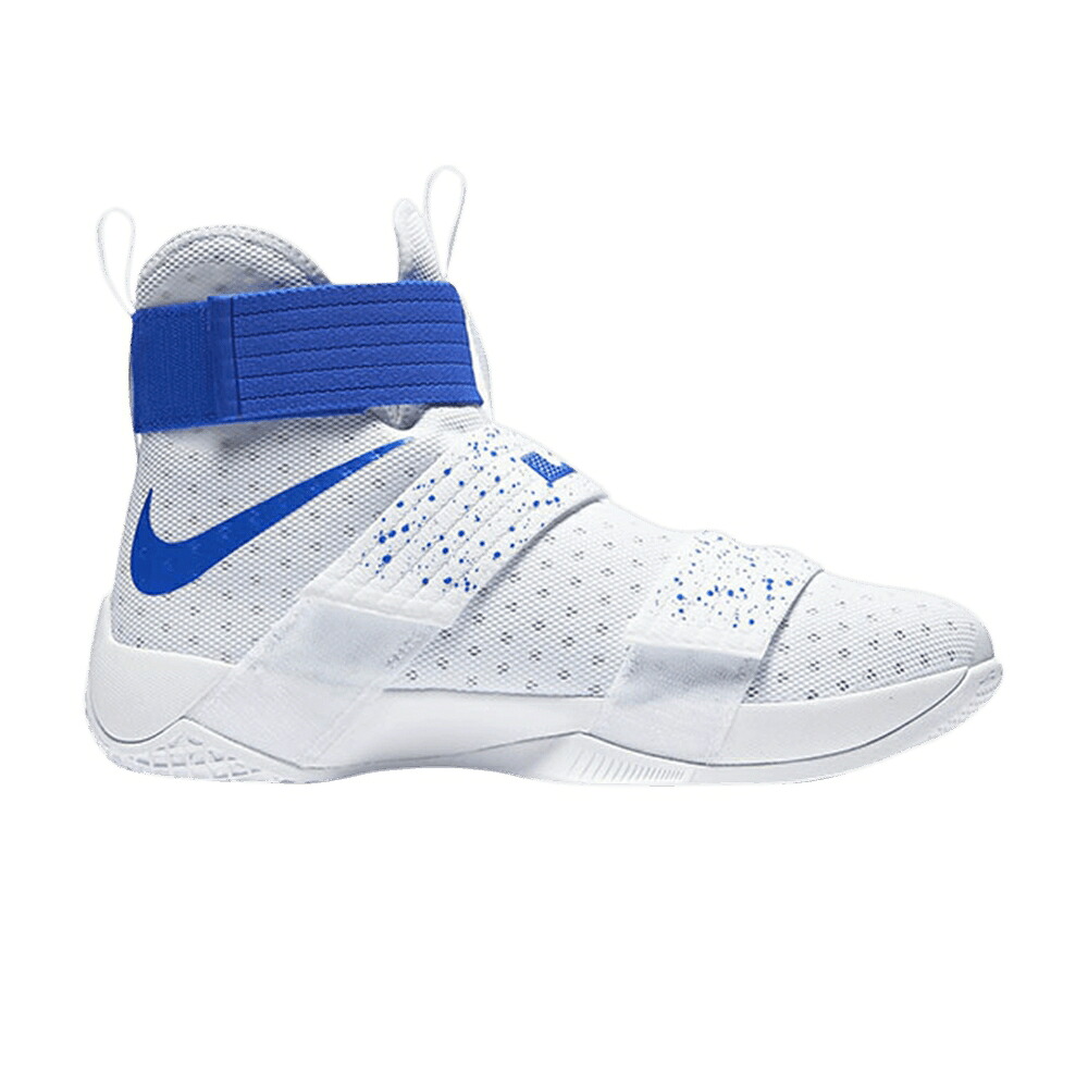 ナイキ レブロン ソルジャー 白色 ホワイト 'HYPER COBALT' スニーカー メンズ NIKE LEBRON SOLDIER 10 / WHITE HYPER COBALT｜スニケス