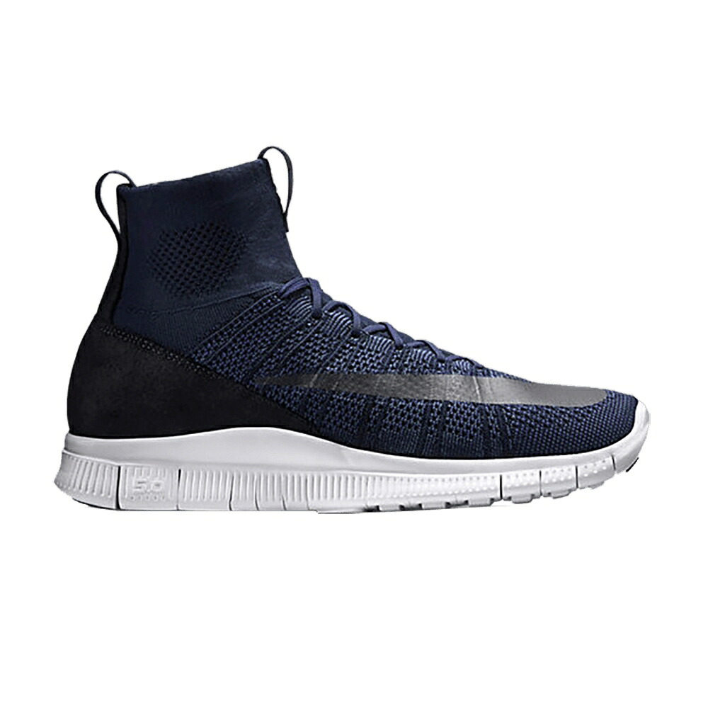 ナイキ 無償性 \u0027HTM\u0027 スニーカー メンズ NIKE FREE MERCURIAL SUPERFLY SP / DRK OBSIDIAN SQDRN BL SMMT WHT