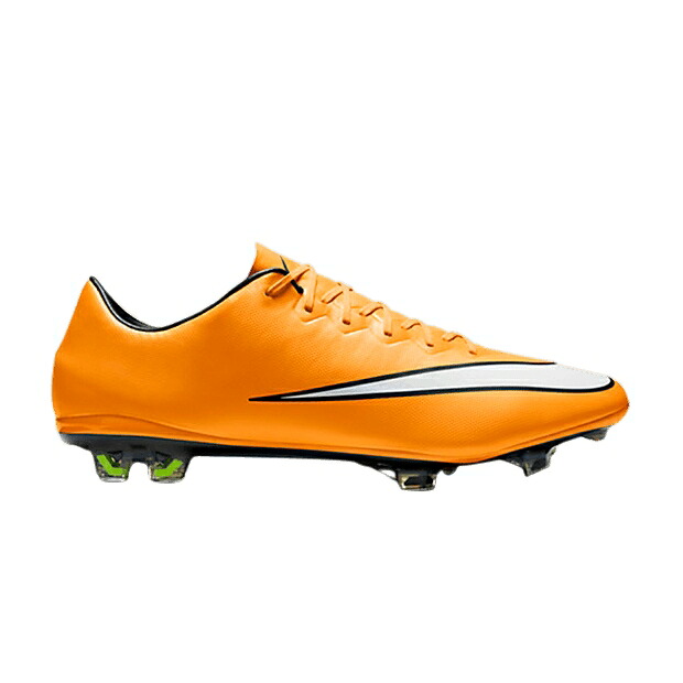 ナイキ レーザ 橙 オレンジ色 白いこと 白いこと 黒いこと 黒いこと スニーカー メンズ NIKE MERCURIAL VAPOR X FG / LASER ORANGE WHITE BLACK VOLT