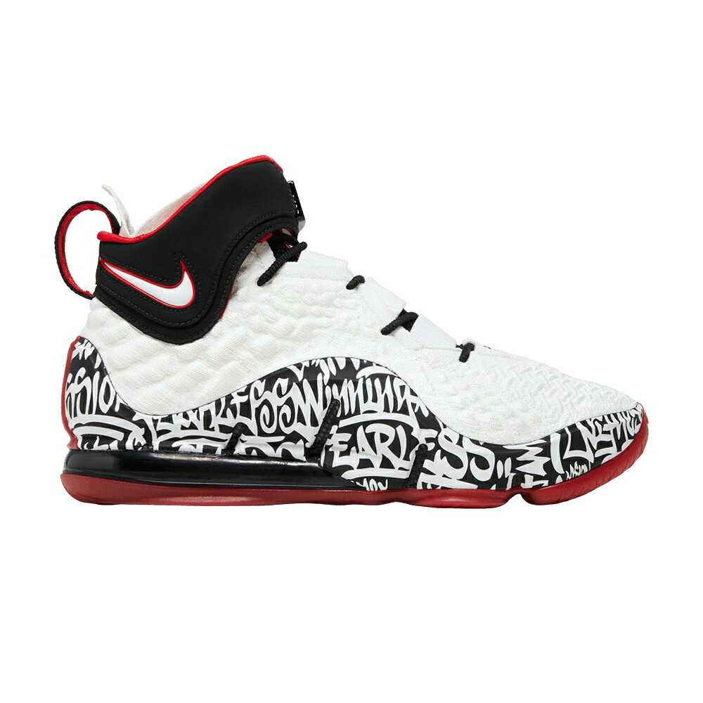 ナイキ レブロン 白いこと 白いこと 赤 赤いこと 黒いこと 黒いこと \u0027LEBRON GRAFFITI\u0027 スニーカー メンズ NIKE LEBRON 17 EP 4 / WHITE UNIVERSITY RED BLACK