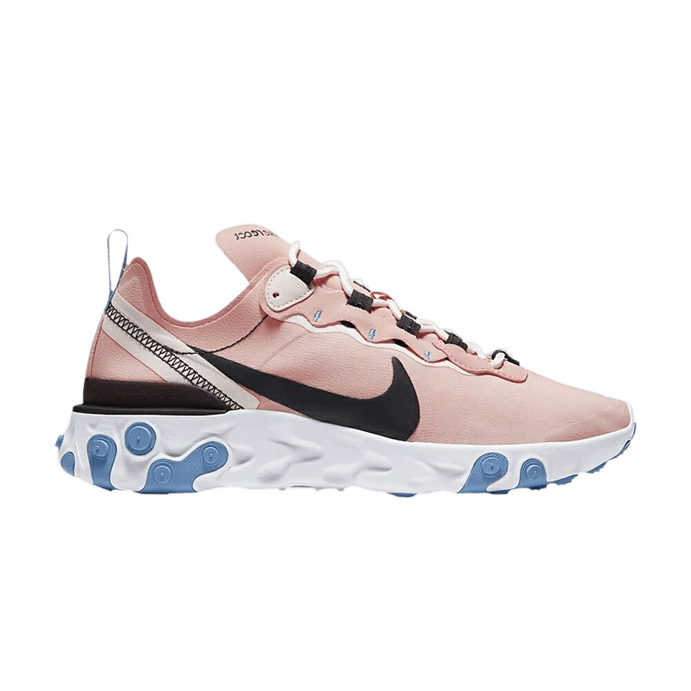 ナイキ リアクト 化学元素 さくら色 \u0027CORAL STARDUST\u0027 スニーカー レディース NIKE WMNS REACT ELEMENT 55 / CORAL STARDUST LIGHT SOFT PINK
