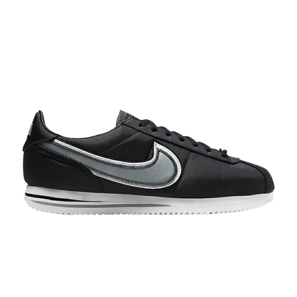 ナイキ コルテッツ プレミアム 黒色 ブラック 灰色 グレー 白色 ホワイト チーム 'BLACK GREY' スニーカー メンズ NIKE CORTEZ BASIC PREMIUM WOLF / BLACK WOLF GREY WHITE TEAM|スニケス