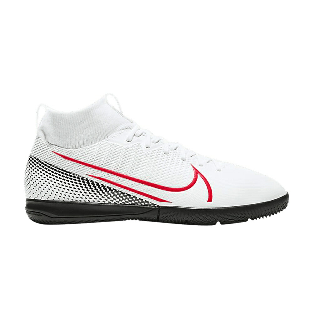 ナイキ 翰林院 白いこと 白いこと 黒いこと 黒いこと レーザ クリムゾン \u0027WHITE CRIMSON\u0027 お坊っちゃん キッズ NIKE MERCURIAL SUPERFLY 7 ACADEMY 集積回路 GS / WHITE BLACK LASER CRIMSON もの言う花 マタニティ スニーカー