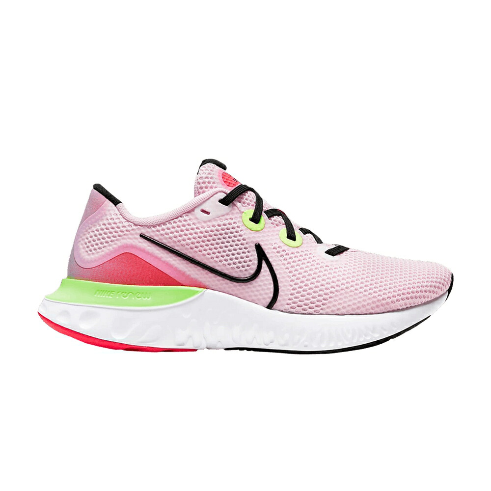 ナイキ 幽客 さくら色 青碧 青碧 レーザ \u0027PINK FOAM\u0027 スニーカー レディース NIKE WMNS RENEW RUN / PINK FOAM PSYCHIC BLUE LASER
