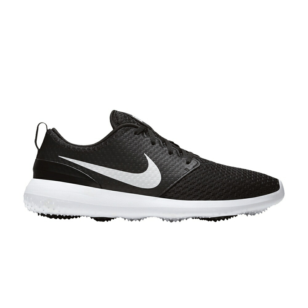 ナイキ ゴルフ 黒いこと 黒いこと 白いこと 白いこと \u0027BLACK WHITE\u0027 スニーカー メンズ NIKE ROSHE GOLF / BLACK WHITE METALLIC WHITE