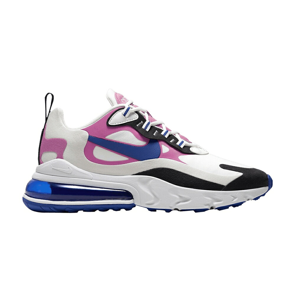 ナイキ マックス リアクト 白いこと 白いこと エア湖マックス \u0027WHITE BLUE\u0027 スニーカー レディース NIKE WMNS AIR MAX 270 REACT FUCHSIA / SUMMIT WHITE COSMIC FUCHSIA