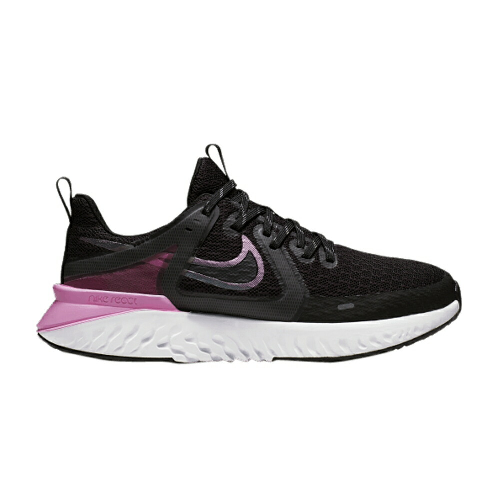 ナイキ 昔ばなし リアクト 黒いこと 黒いこと \u0027BLACK LILAC\u0027 スニーカー レディース NIKE WMNS LEGEND REACT 2 ICED / BLACK PISTACHIO FROST ICED LILAC