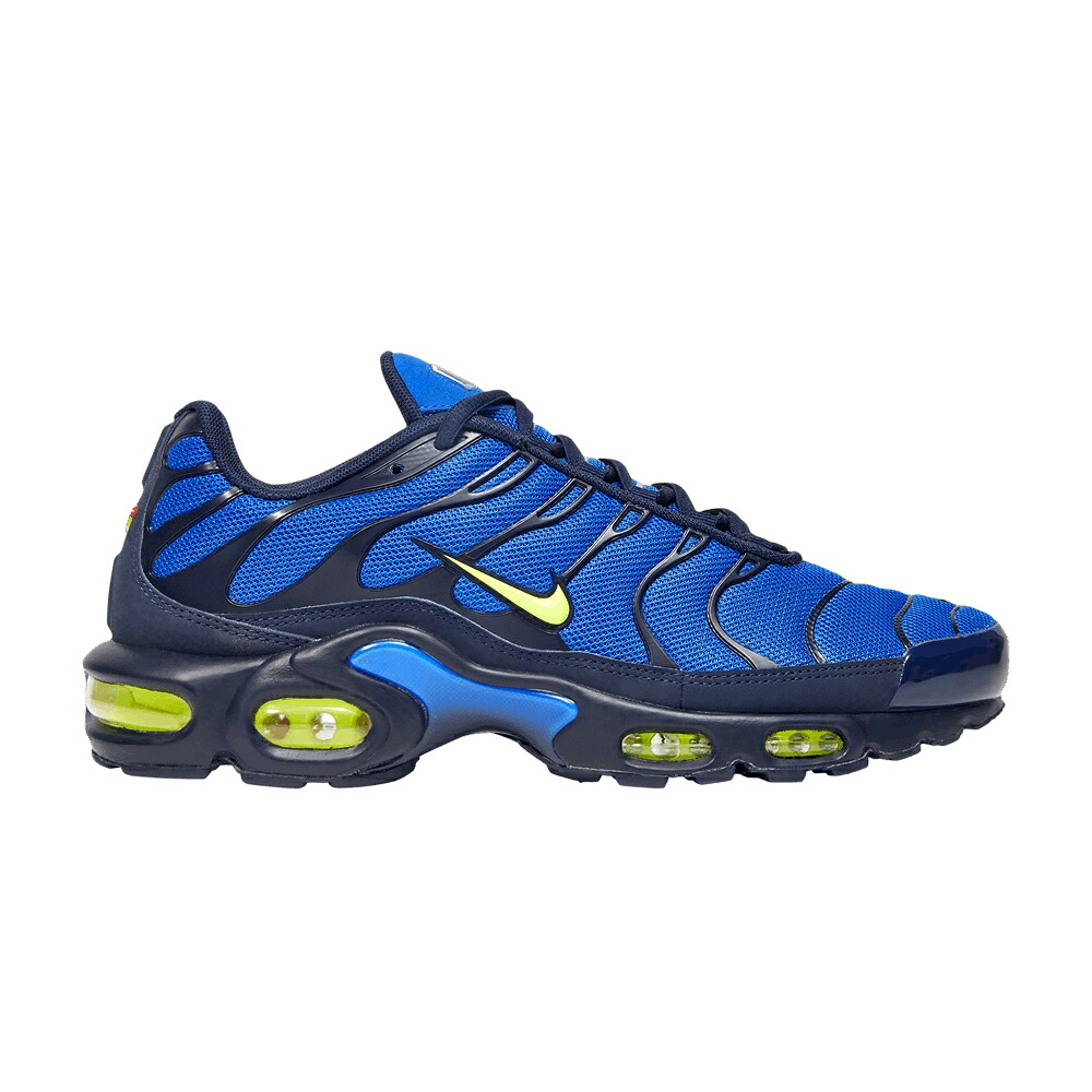 ナイキ マックス エアマックスプラス 'HYPER VOLT' スニーカー メンズ NIKE AIR MAX PLUS ROYAL / HYPER ROYAL VOLT OBSIDIAN|スニケス