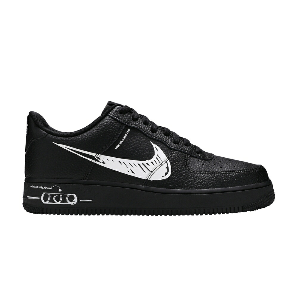 ナイキ 黒いこと 黒いこと 白いこと 白いこと 空軍 \u0027SKETCH\u0027 スニーカー メンズ NIKE AIR FORCE 1 LOW / BLACK WHITE BLACK