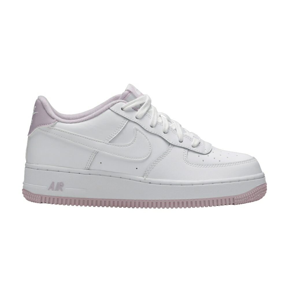 ナイキ 白いこと 白いこと 空軍 \u0027WHITE LILAC\u0027 お坊っちゃん キッズ NIKE AIR FORCE 1 GS ICED / WHITE WHITE ICED LILAC もの言う花 マタニティ スニーカー