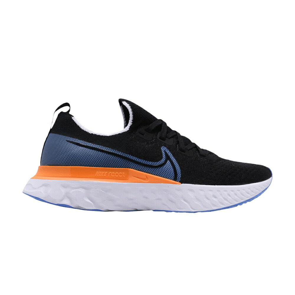 ナイキ リアクト 幽客 黒いこと 黒いこと 青碧 青碧 \u0027UNIVERSITY BLUE\u0027 スニーカー メンズ NIKE REACT INFINITY RUN FK / BLACK UNIVERSITY BLUE