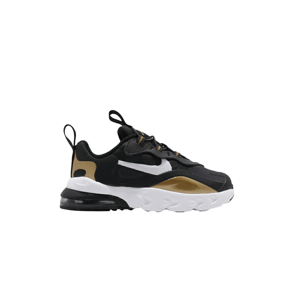 ナイキ マックス リアクト 黒いこと 黒いこと ゴールド エア湖マックス \u0027METALLIC GOLD\u0027 もの言う花 NIKE AIR MAX 270 REACT TD / ANTHRACITE BLACK METALLIC GOLD