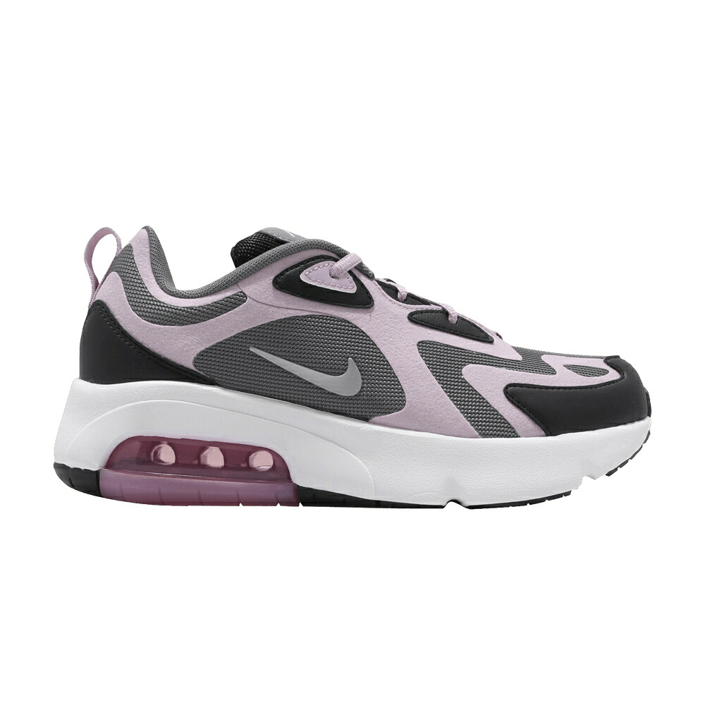 ナイキ マックス 薄墨色 薄墨色 大気圏マックス \u0027ICED LILAC\u0027 お坊っちゃん キッズ NIKE AIR MAX 200 GS / OFF NOIR ICED LILAC SMOKE GREY もの言う花 マタニティ スニーカー