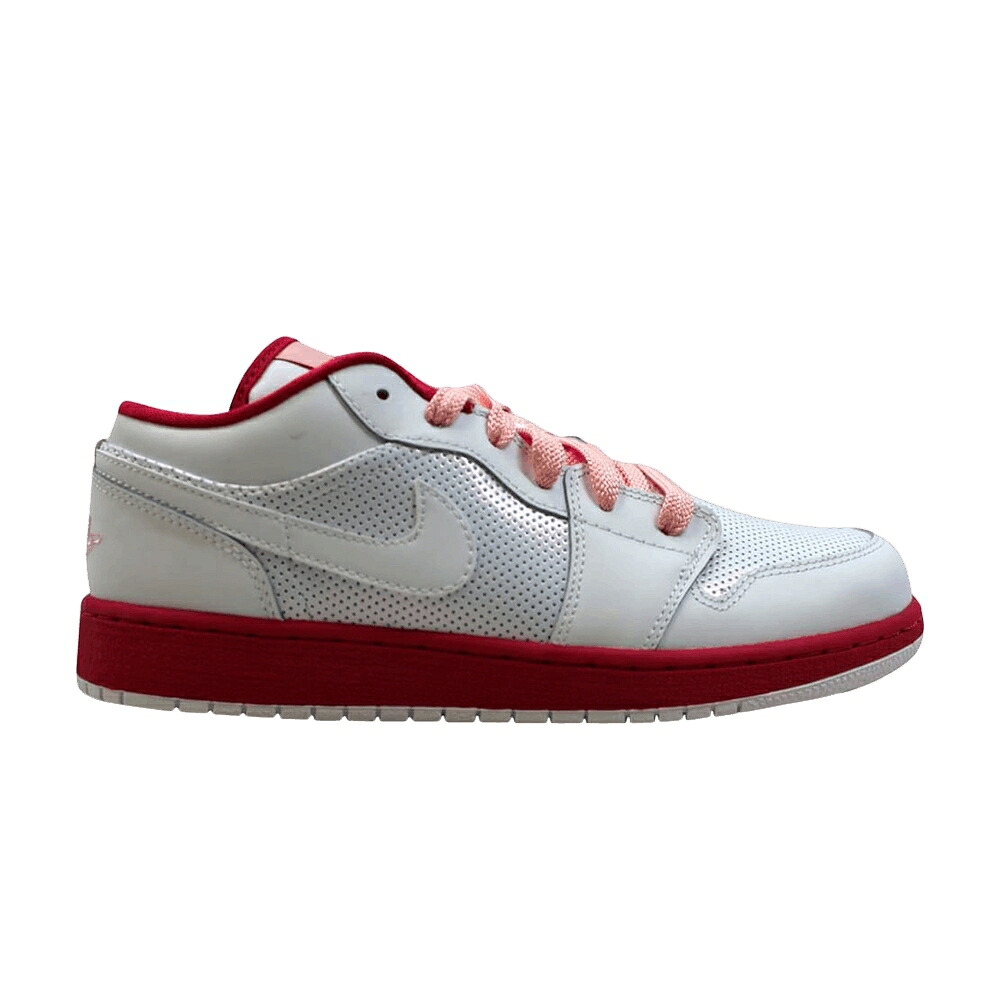 ナイキ 白いこと 白いこと サクラ色 エアジョーダン \u0027VOLTAGE CHERRY\u0027 お坊っちゃん キッズ AIR JORDAN AIR JORDAN 1 LOW GS / WHITE VOLTAGE CHERRY STORM PINK もの言う花 マタニティ スニーカー
