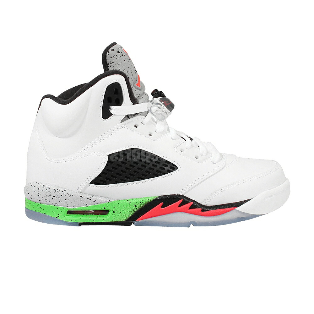 ナイキ 白いこと 白いこと エアジョーダン \u0027PRO STARS\u0027 スニーカー メンズ AIR JORDAN AIR JORDAN 5 RETRO BG / WHITE INFRARED 23 LIGHT POISON