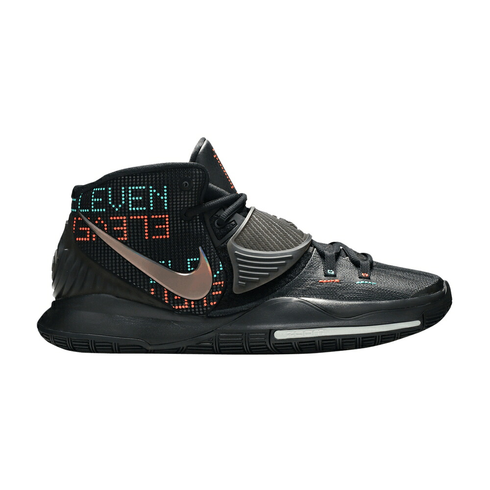 ナイキ カイリー 黒いこと 黒いこと \u0027SHOT CLOCK\u0027 スニーカー メンズ NIKE KYRIE 6 EP / BLACK BLACK