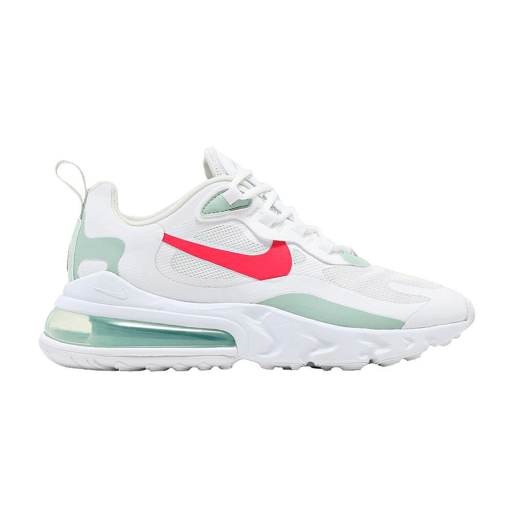 ナイキ マックス リアクト 白いこと 白いこと レーザ エア湖マックス \u0027WHITE CRIMSON\u0027 スニーカー レディース NIKE WMNS AIR MAX 270 REACT PISTACHIO / WHITE PISTACHIO FROST LASER