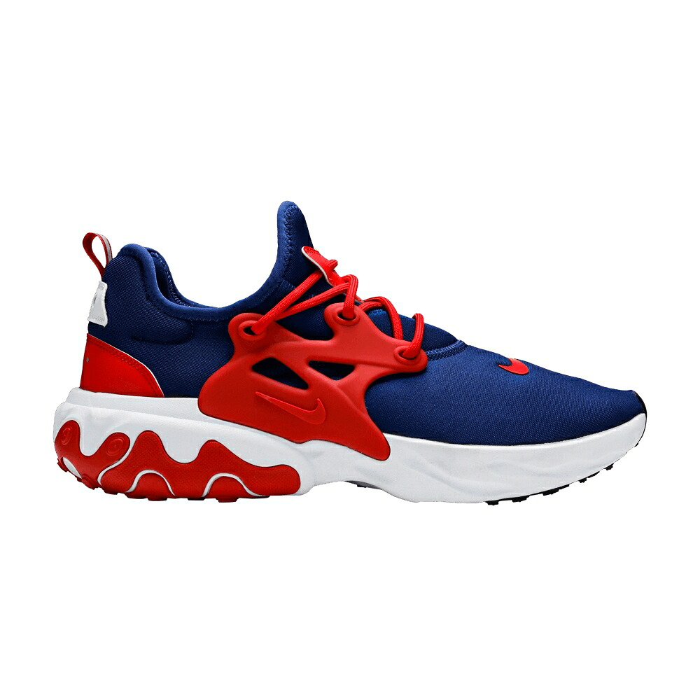 ナイキ リアクト プレスト 白いこと 白いこと 赤 赤いこと リアクトプレスト \u0027USA\u0027 スニーカー メンズ NIKE REACT PRESTO / OBSIDIAN WHITE UNIVERSITY RED