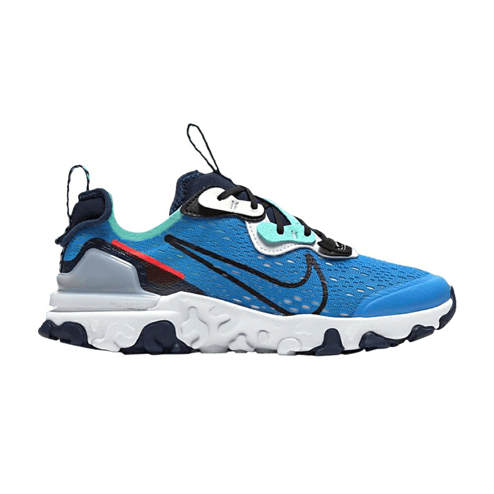 ナイキ リアクト 青色 ブルー 紺色 ネイビー 'PHOTO BLUE' ジュニア キッズ NIKE REACT VISION GS / PHOTO BLUE MIDNIGHT NAVY AURORA ベビー マタニティ スニーカー｜スニケス 89,760円